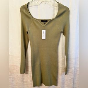 Kendall & Kylie Long Sleeved Sweater Dress